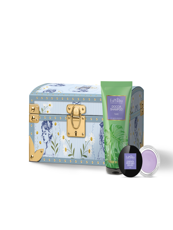 EUPHIDRA CAMMEO COFANETTO TIARE’ DOCCIA SHAMPOO 200 ML + ESSENZA PROFUMO SOLIDO 15 G